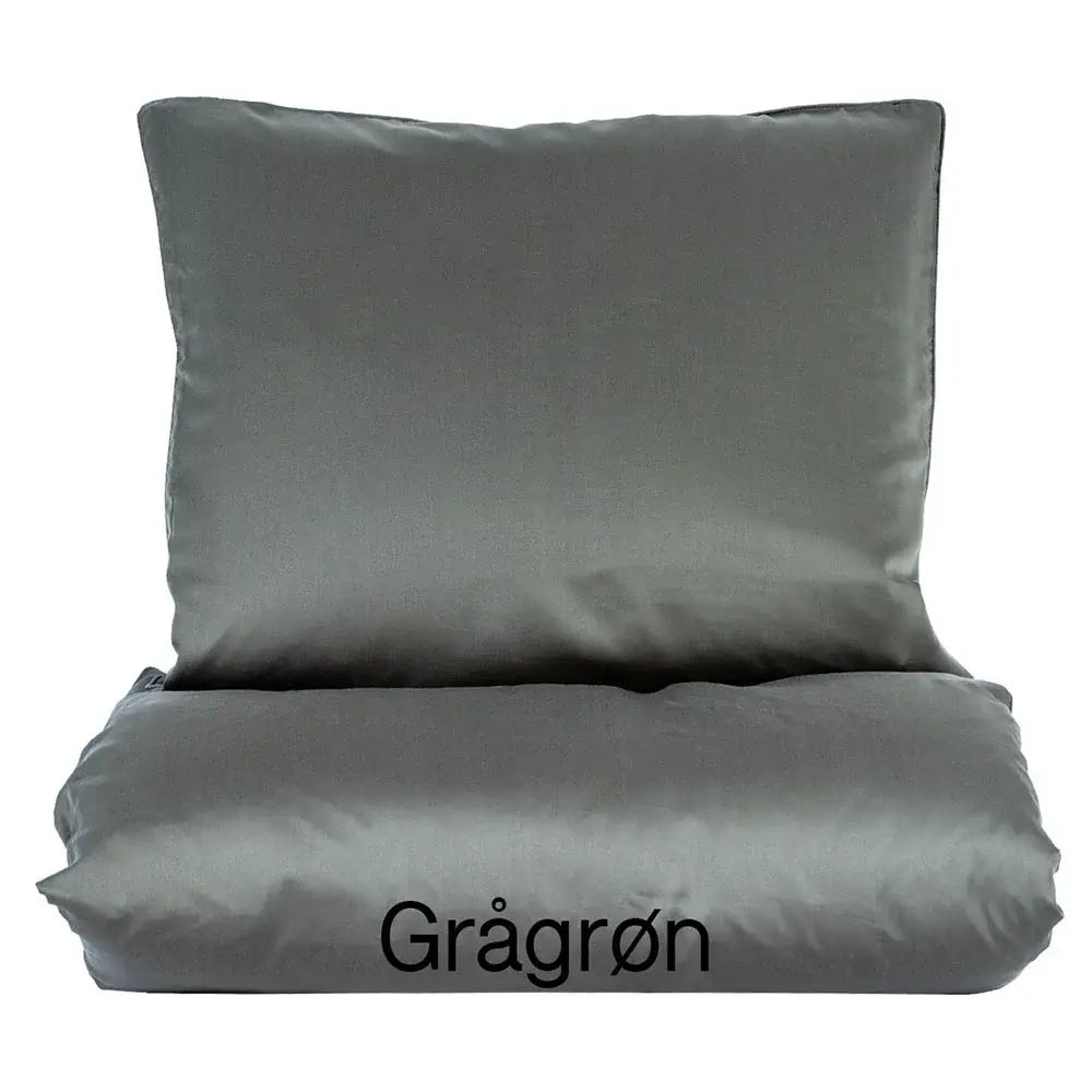 100 % lyocell bambus sengetøj | 140 x 200 cm – Grøn