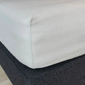 Hamp faconlagen | 180 x 200 x 35 cm – Grå – Lys grå
