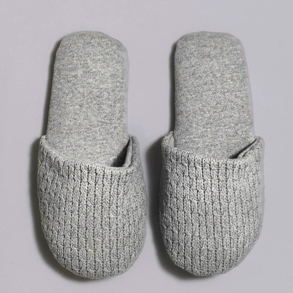 Hästens slippers strik grå