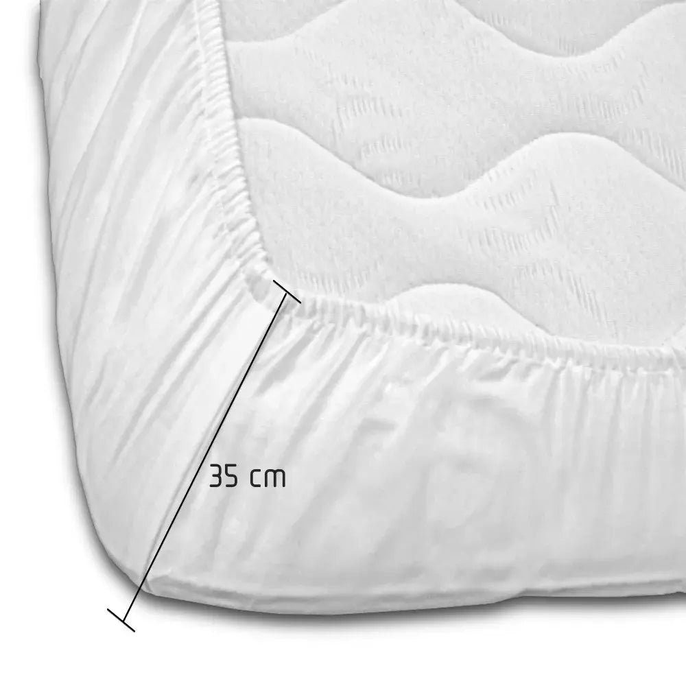 Morfeus 100% lyocell bambus faconlagen | 180 x 210 cm – Hvid