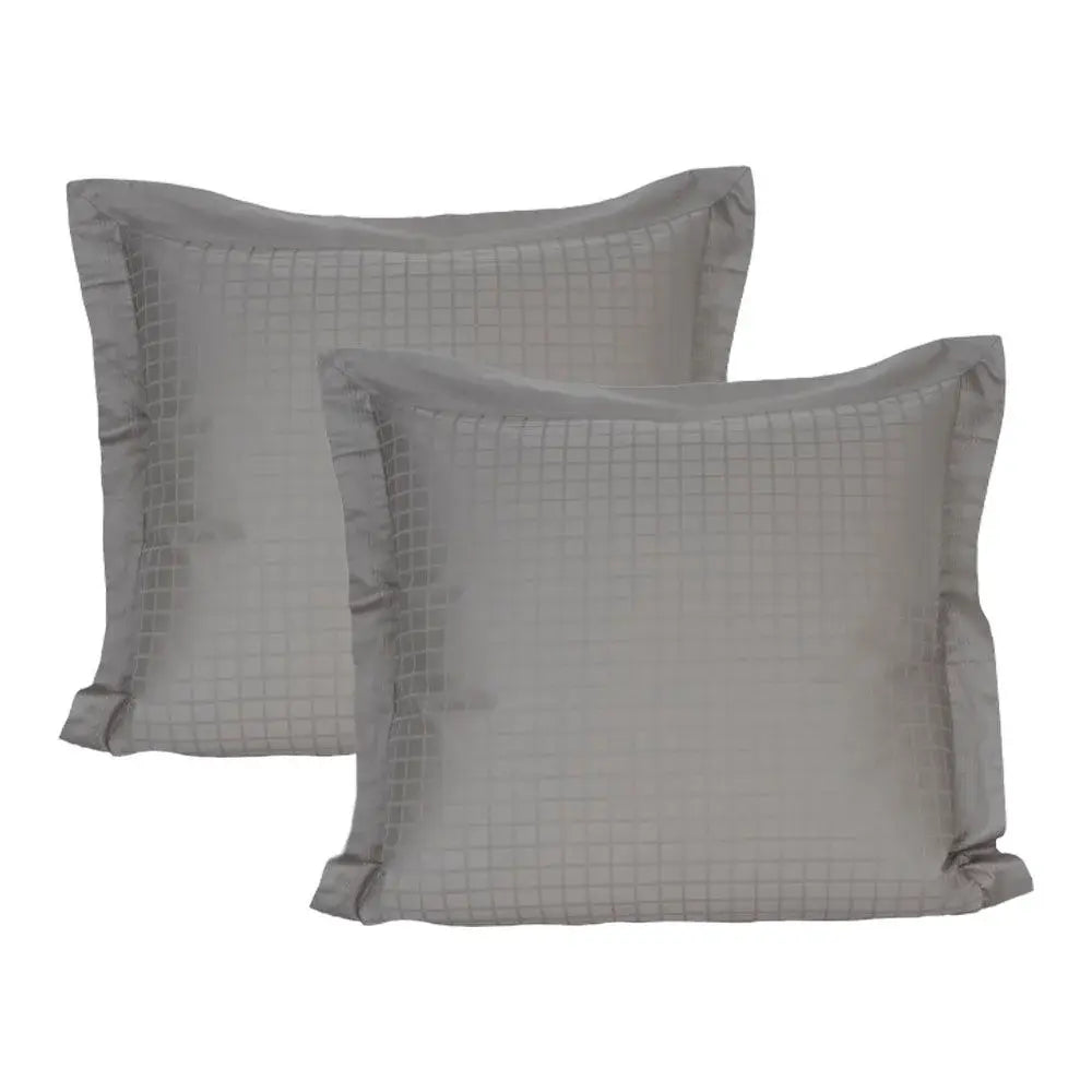 2 stk – Fagotta hovedpudebetræk | 60 x 63 cm – Gråbrun