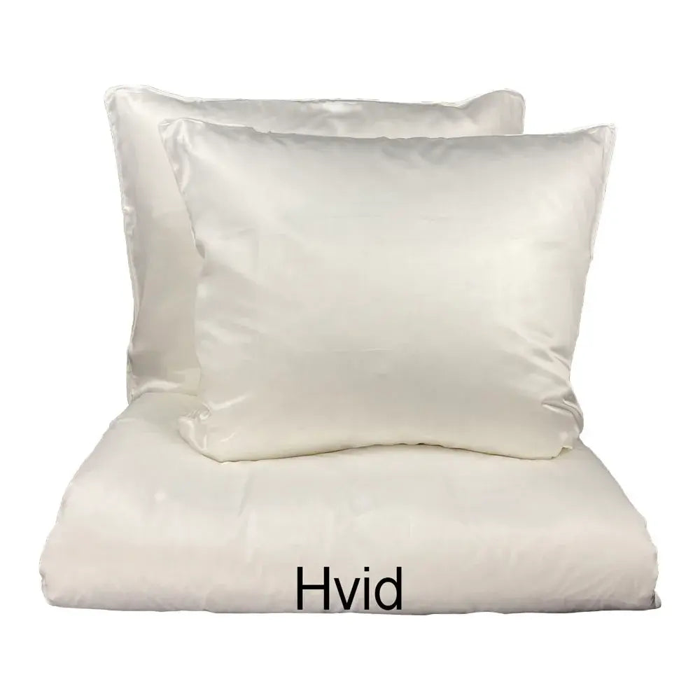 100 % lyocell bambus sengetøj | 200 x 220 cm – Hvid – Ensfarvet