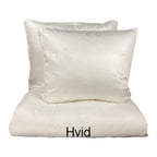 100 % lyocell bambus sengetøj | 240 x 220 cm – Hvid – Ensfarvet