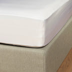 100 % lyocell bambus fladlagen | Hvid | 150 x 260 cm