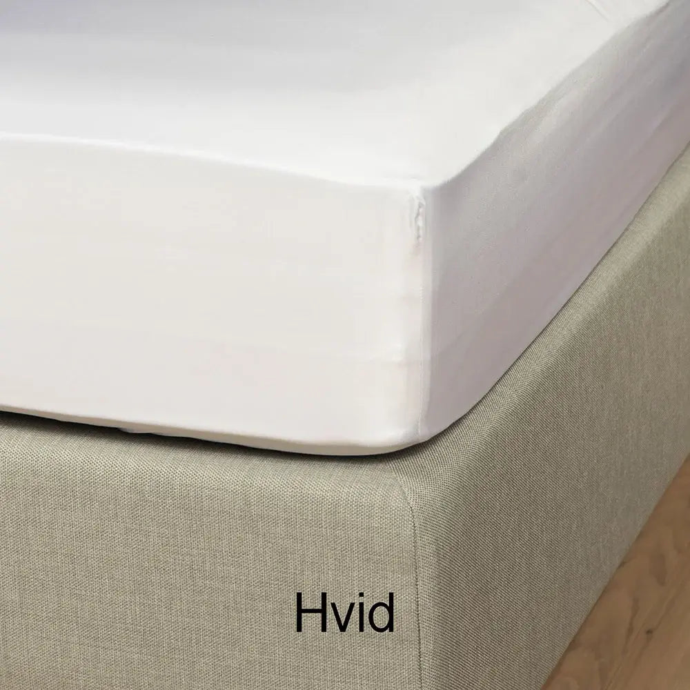 100 % Lyocell bambus faconlagen | 120 x 200 cm – Hvid