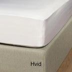 100 % Lyocell bambus faconlagen | 120 x 200 cm – Hvid