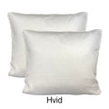 2 stk – 100 % lyocell bambus hovedpudebetræk | 60 x 63 cm – Hvid – Bambus