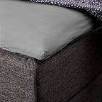 Sevilla 100% bambus faconlagen | Lys grå | 105 x 210 x 35 cm