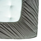 100 % lyocell bambus faconlagen | 180 x 200 cm – Grøn – 35 cm – Grågrøn