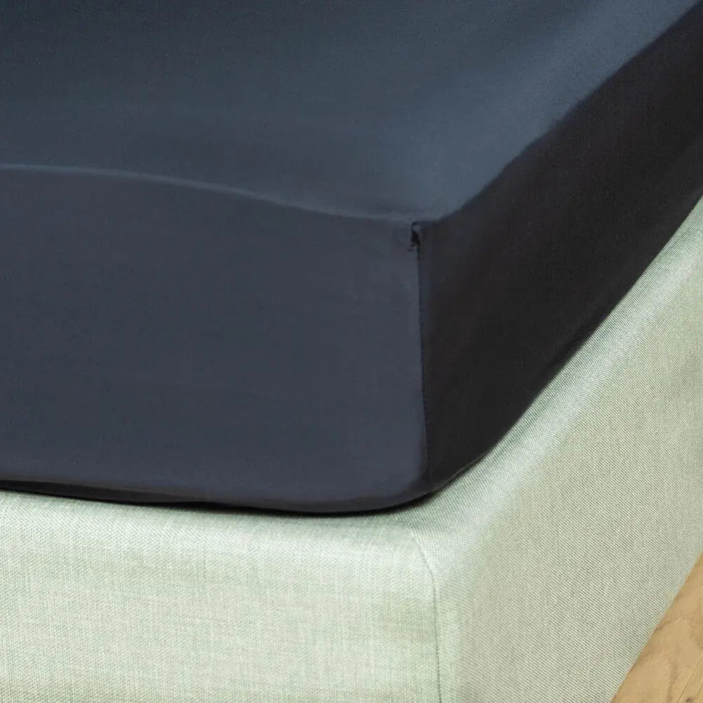 100 % lyocell bambus faconlagen | 90 x 200 cm – Blå