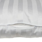 100 % lyocell bambus sengetøj | 240 x 220 cm – Hvid – Striber