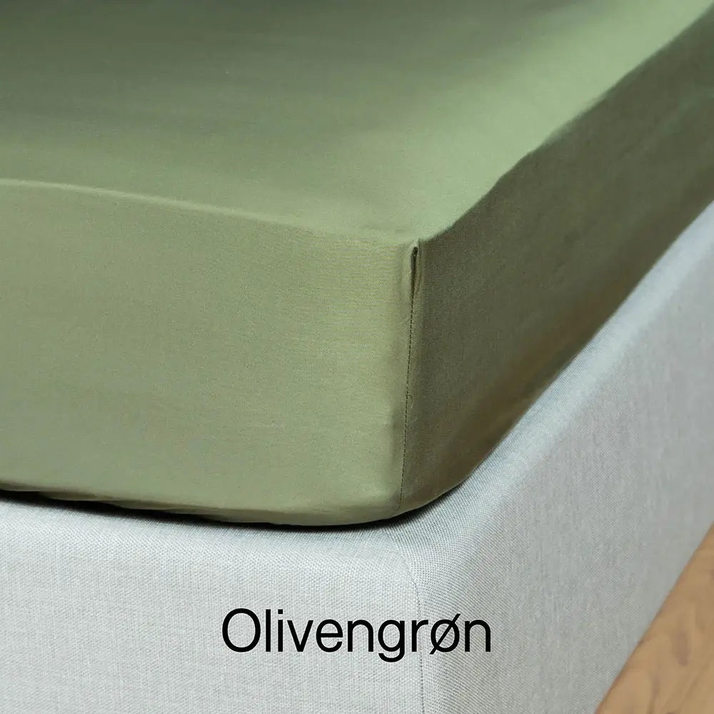100 % lyocell bambus faconlagen | 210 x 210 cm – Grøn