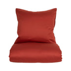 100 % lyocell bambus sengetøj | 140 x 220 cm – Rust rød