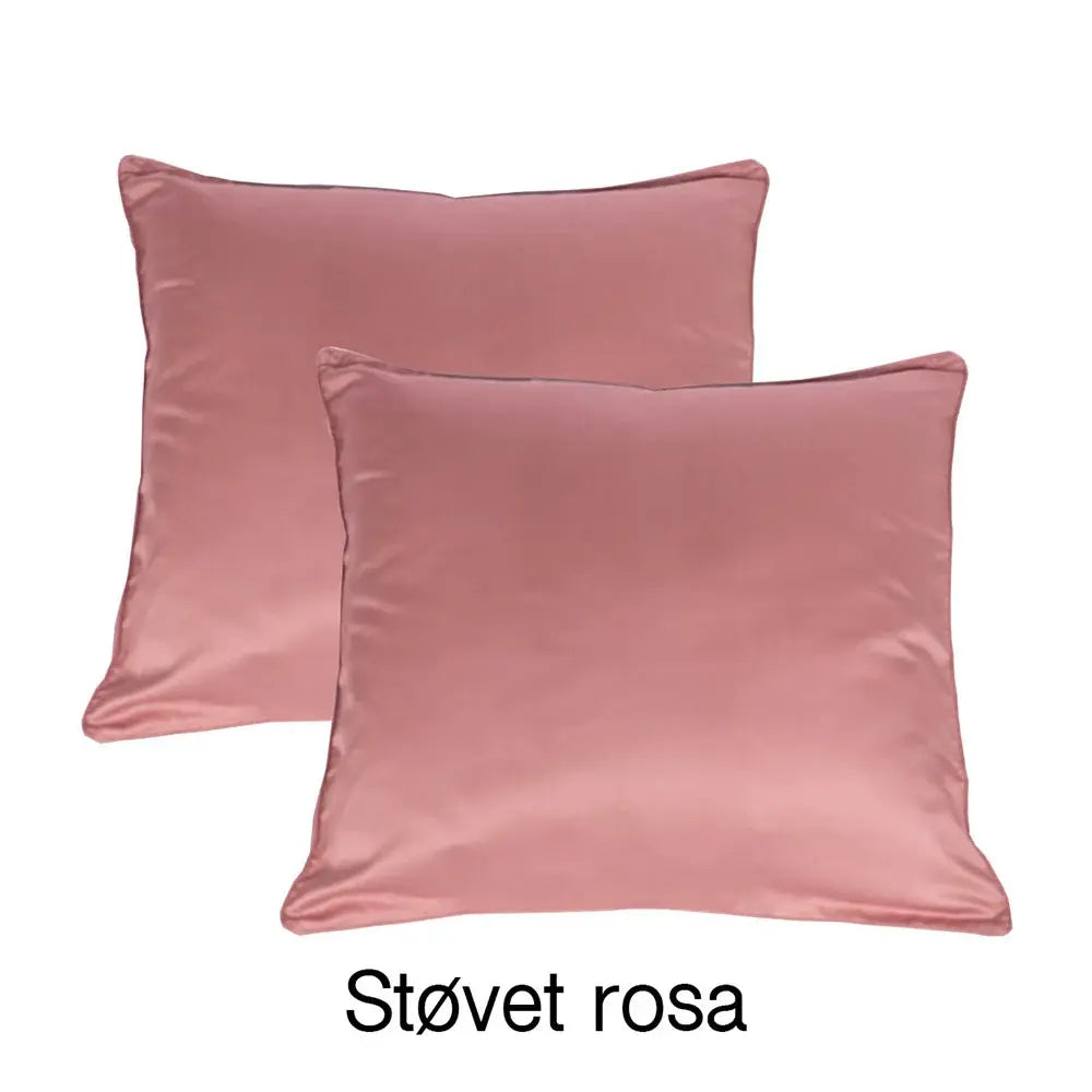 2 stk – 100 % lyocell bambus hovedpudebetræk | 50 x 70 cm – Støvet rosa
