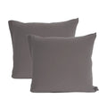 2 stk – Stone Washed hovedpudebetræk | 60 x 63 cm – Antrasit