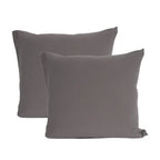 2 stk – Stone Washed hovedpudebetræk | 60 x 63 cm – Antrasit