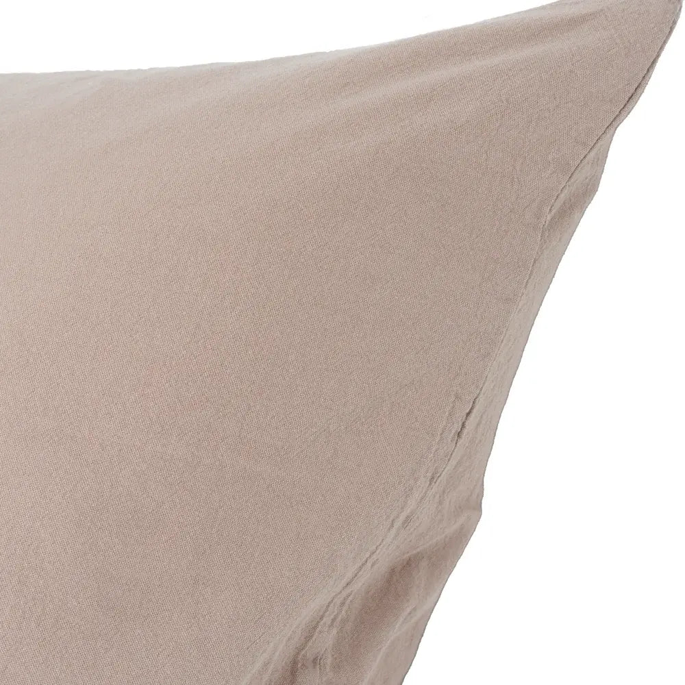 2 stk – Stone Washed hovedpudebetræk | 60 x 63 cm – Mink