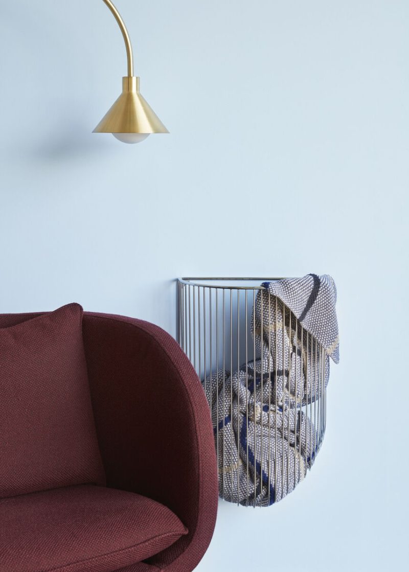 Tone plaid fra Hübsch, 130x200 cm