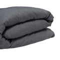 Hästens Velvet dynebetræk 155x220 Graphite grå modal og hør