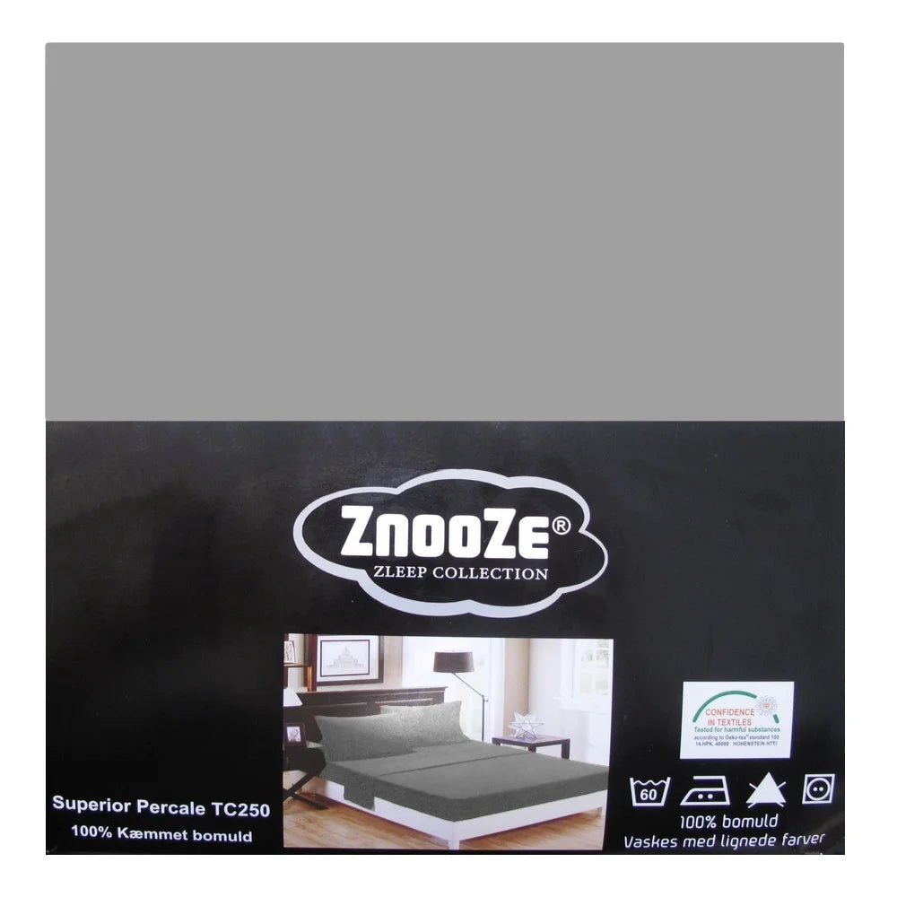 Znooze Superior faconlagen | Lys grå | 90 x 200 x 35 cm