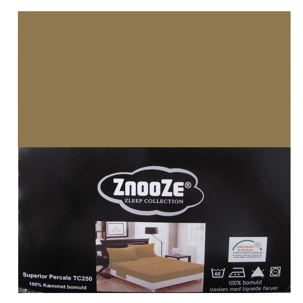Znooze Superior faconlagen | Mørk sand | 140 x 200 x 25 cm